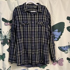 Mens plaid button up